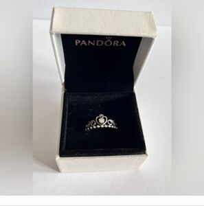 Pandora Silver Crown Ring